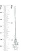 Thumbnail Image 2 of Made in Italy Triple Open Star Dangle Threader Earrings in Sterling Silver