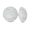 Thumbnail Image 0 of Cubic Zirconia Pavé Dome Stud Earrings in Sterling Silver
