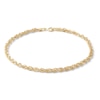 Made in Italy 060 Gauge Rope Chain Bracelet in 14K Hollow Gold - 8.5"