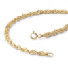 Made in Italy 060 Gauge Rope Chain Bracelet in 14K Hollow Gold - 8.5"