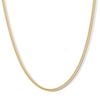 Thumbnail Image 0 of Made in Italy 050 Gauge Curb Chain Necklace in 10K Hollow Gold - 20"