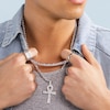 Thumbnail Image 3 of Cubic Zirconia Ankh Cross Necklace Charm in Solid Sterling Silver
