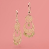 Thumbnail Image 2 of Made in Italy Filigree Chandelier Drop Earrings in 10K Gold