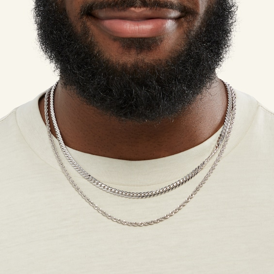 Sterling Silver Cuban Curb Chain Made in Italy