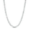 Thumbnail Image 1 of Cubic Zirconia Diamond-Cut Valentino Chain Necklace in Sterling Silver - 20"