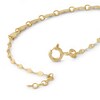 Thumbnail Image 2 of Made in Italy Child's Polished Heart Disc Link Bracelet in 10K Gold - 6&quot;