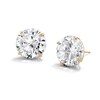 Thumbnail Image 0 of 12mm Cubic Zirconia Solitaire Stud Earrings in 10K Gold