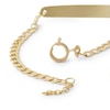 Thumbnail Image 1 of Child's Double Heart Accent ID Bracelet in 10K Solid Gold - 6"