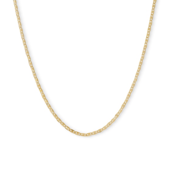 10K Hollow Gold Valentino Chain - 20"