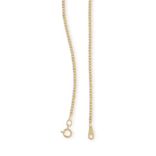 10K Hollow Gold Valentino Chain - 20"