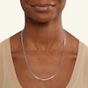Thumbnail Image 2 of Made in Italy 060 Gauge Curb Chain Necklace in Solid Sterling Silver - 22"