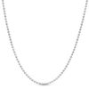 Thumbnail Image 1 of 200 Gauge 2mm Diamond-Cut Bead Chain Necklace in Sterling Silver - 18"