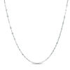 Thumbnail Image 0 of Made in Italy 040 Gauge Hammered Forzentina Chain Necklace in Solid Sterling Silver - 18"