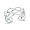 Thumbnail Image 0 of Sterling Silver Open Wave Adjustable Midi/Toe Ring