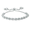 Thumbnail Image 1 of 100 Gauge Twisted Rope Chain Bolo Bracelet in Sterling Silver - 9.5"