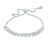 Thumbnail Image 0 of Polished Curb Chain Bolo Bracelet in Sterling Silver - 9.5"