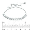 Thumbnail Image 1 of Polished Curb Chain Bolo Bracelet in Sterling Silver - 9.5"