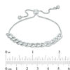 Thumbnail Image 2 of Polished Curb Chain Bolo Bracelet in Sterling Silver - 9.5&quot;