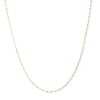 Thumbnail Image 1 of Made in Italy Child's 025 Gauge Hammered Forzentina Cable Chain Necklace in 10K Solid Gold - 15"
