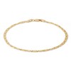 Thumbnail Image 0 of 060 Gauge Valentino Chain Bracelet in 10K Hollow Gold - 7.5"