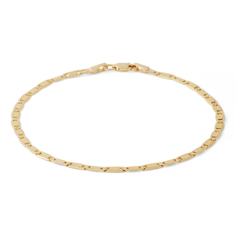 Gauge Valentino Chain Bracelet in 10K Hollow Gold