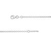 Thumbnail Image 2 of Child's Red Enamel Heart ID Bracelet in Sterling Silver - 6"