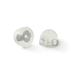 6mm Princess-Cut Iridescent Cubic Zirconia Solitaire Stud Earrings in Solid Sterling Silver