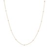 Thumbnail Image 0 of Child's Bead Station Necklace in 10K Gold - 15"