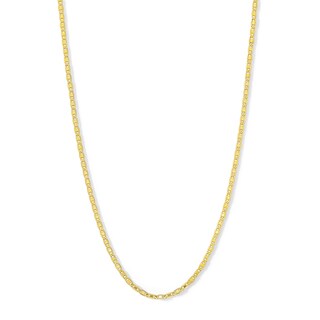 14K Hollow Gold Diamond-Cut Valentino Chain - 18"