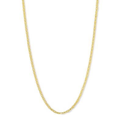 14K Hollow Gold Diamond-Cut Valentino Chain - 18"