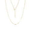 Thumbnail Image 1 of 025 Gauge Hammered Forzatina Chain Necklace in 10K Gold - 24"