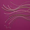 Thumbnail Image 2 of 025 Gauge Hammered Forzatina Chain Necklace in 10K Gold - 24"