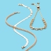 Thumbnail Image 2 of Crystal Caged Chain Bracelet in 10K Gold - 7.5"