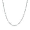 Thumbnail Image 0 of Made in Italy 080 Gauge Mariner Chain Necklace in 10K Hollow White Gold - 22"