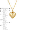 Thumbnail Image 3 of Child's 14K Gold Fill CZ Heart-Shaped Locket Pendant - 15"