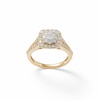 Thumbnail Image 1 of 1 CT. T.W. Composite Diamond Cushion Frame Engagement Ring in 10K Gold