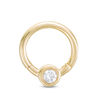 Thumbnail Image 0 of 10K Solid Gold CZ Captive Bead Ring - 18G