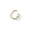 Thumbnail Image 1 of 10K Solid Gold CZ Outer Edge Hoop - 19G