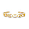 Thumbnail Image 1 of 10K Gold CZ Open Marquise Frame Adjustable Midi/Toe Ring