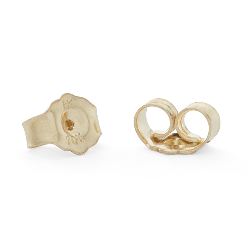 Main Image 2 of 1/20 CT. T.W. Diamond Snake Stud Earrings in 10K Gold