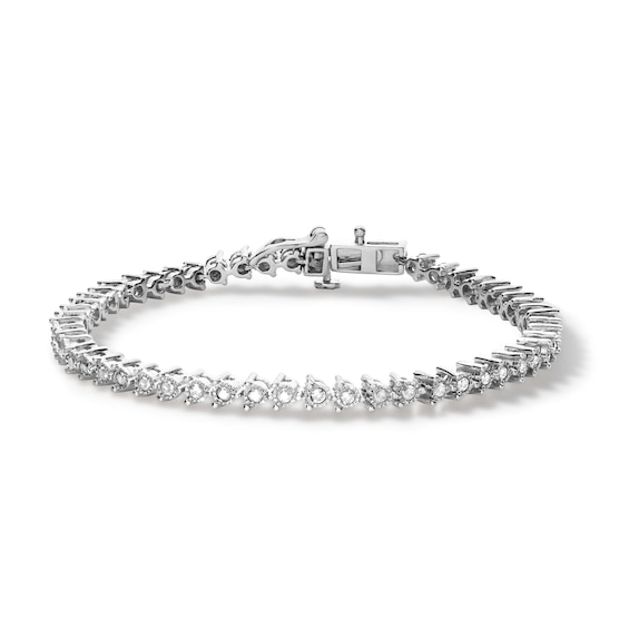 1 CT. T.W. Diamond Tennis Bracelet in Sterling Silver