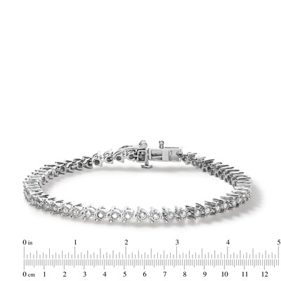 Sterling Silver 1 CT. T.W. Diamond Tennis Bracelet - 7"