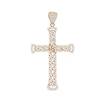 Thumbnail Image 1 of Cubic Zirconia Celtic Knot Cross in 10K Gold