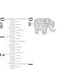Thumbnail Image 2 of Sterling Silver CZ Elephant Studs