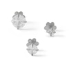 Thumbnail Image 2 of 018 Gauge Graduated Crystal Three Piece Cartilage Barbell Set in Solid Stainless Steel
