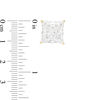 Thumbnail Image 2 of 11mm Square Cubic Zirconia Solitaire Stud Earrings in 10K Gold