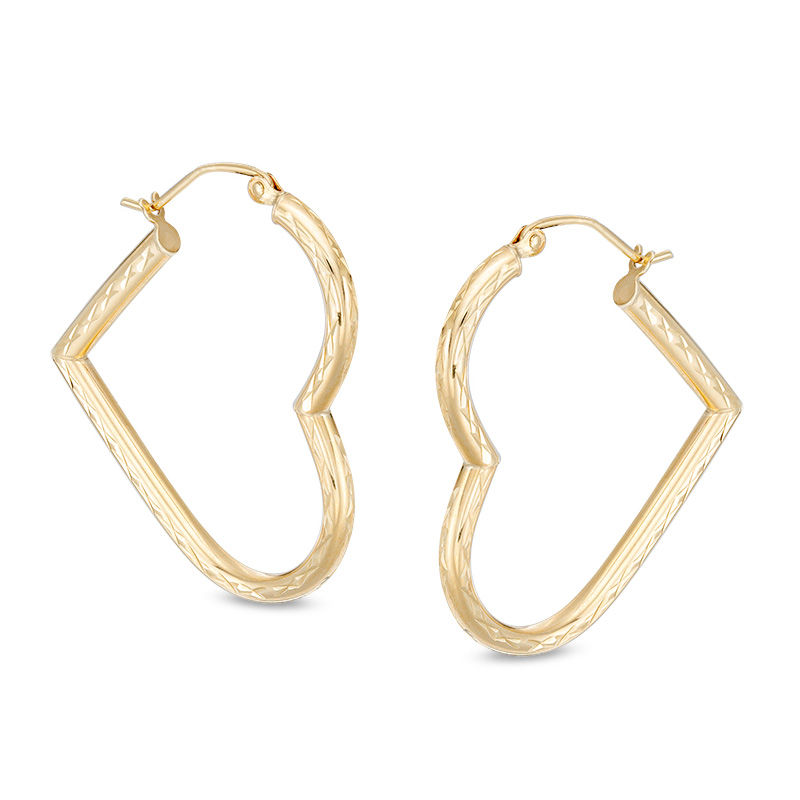 Netali Nissim Heart & Lips Hoop Earrings, 18 K Rose Plated 