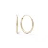 Thumbnail Image 1 of 14K Tube Hollow Gold Continuous Hoops
