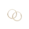 10mm Continuous Hoop Earrings in 14K Tube Hollow Gold