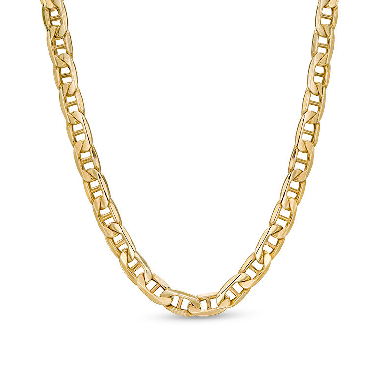 Main Image 1 of 140 Gauge Mariner Chain Necklace in 10K Gold - 26"